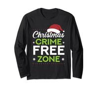 Christmas de la Police sans Crime de la Zone de Père Noël Manche Longue