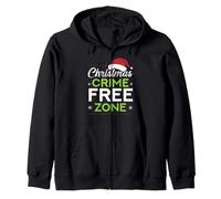 Christmas de la Police sans Crime de la Zone de Père Noël Sweat à Capuche