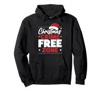 Christmas de la Police sans Crime de la Zone de Père Noël Sweat à Capuche