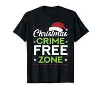 Christmas de la Police sans Crime de la Zone de Père Noël T-Shirt