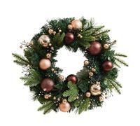 Christmas Decoration - Festive Artificial Christmas Wreath | Quality PE with Realistic Texture, Sturdy Hanging Design with Decorative Appeal, for Porch, Garage, Window, Fireplace