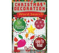 Christmas Decoration Word Search Puzzle Books: Word Searches with Easy to Read Print about Christmas ornaments, trees, and holiday decor, and more ... for Vacations Holiday, and stocking stuffers.