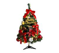 Christmas Decorations - Small Christmas Tree with Lights | 17 inch Small Decorative Tree for Home, Apartment, Bedroom, Living Room, Indoor/Outdoor, Offices and Festive Holiday Display