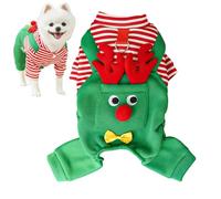 Christmas Dog Clothes,Christmas Reindeer Pet Outfit - Festival Pet Clothes | for Dogs and Cats Outdoor Walking Party Gathering Holiday Photograph Festival