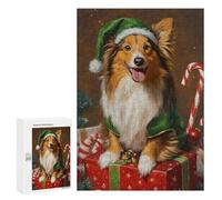 Christmas Dog Gifts for Pet Lovers-1 Puzzle 300 Pièces Educa Jouet en Bois Cadeau Unique Décoration Intérieure Jeu Éducatif Challenge Toy Adultes Et Enfants À Partir De 14 Ans 300 PCS