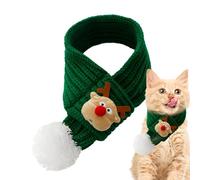 Christmas Dog Scarf | Comfortable Dog Wear | Pet Christmas Costume | Adjustable Neck Warmer | Festive Pet Accessory Festive Design for Dogs and Cats Winter Warmer
