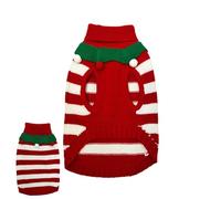 Christmas Dog Sweater, Warm Dog Sweatshirt, Striped Dog Costume, Breathable Pet Pullover, Holiday Dog Clothes, Festive Dog Outfit, Pet Christmas Sweater, Comfortable Dog Knitwear, Knitwear for Dogs