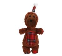 Christmas Dog Toys - Interactive Pet Toy, Cute Holiday Dog Plushie | Reindeer Plush Dog Toy, Soft Christmas Chew Toy for Dogs, Merry Holiday Dog Stuffed Toy, Seasonal Pet Fun Teeth Cleaning