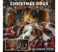 Christmas Dogs Calendar 2026: Santa’s Four-Legged Helpers Spreading Joy in Every Month