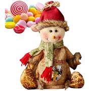 Christmas Doll Bags | Cute Doll Goody Bag | Reusable Christmâs Fabric Treat Storage Bag | Christmâs Eve Bâgs | Christmas Treat Bags | Fabric Sack Goody Bâg For Table Decoration, Desktop