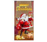 Christmas Door Cover - Front Door Bannière | Door Hanging Banner Christmas Door Decorations | Festive XmaSs Decoration for Home Front Door