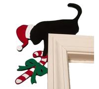 Christmas Door Frame Decor - Convenient Funny Retro Doors Frame Decoration | Sturdy And Smooth Hand Painted Door Charm Topper Holiday Ornament Party Favors For Indoor Home Room Entry