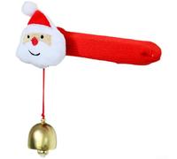 Christmas Door Knob Cover Cloth Santa for Decor With Bell 13x11x3cm Red | Soft fabric protects handles from scratches Multiple adorable motifs Easy to slip onto standard knobs No tools needed