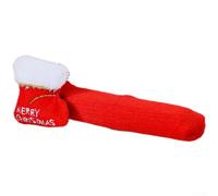 Christmas Door Knob Cover Cloth Santa for Decor With Bell 13x11x3cm Red | Soft fabric protects handles from scratches Multiple adorable motifs Easy to slip onto standard knobs No tools needed