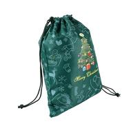 Christmas Drawstring Candy Treat Bags - Excellent Materials, Plaid Cotton Gift Bag Measures Approximately, Neatly Stored and easily Accessible, Reusable Sacks, Multi Color