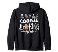 Christmas Family Gingerbread Cookie Baking Crew Red Sweat à Capuche