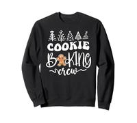 Christmas Family Gingerbread Cookie Baking Crew Red Sweatshirt