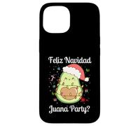 Christmas Feliz Navidad Juana Party Avocat Mexicain Noël Coque pour iPhone 15