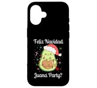 Christmas Feliz Navidad Juana Party Avocat Mexicain Noël Coque pour iPhone 16