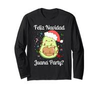 Christmas Feliz Navidad Juana Party Avocat Mexicain Noël Manche Longue
