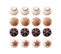 Christmas Felt Balls - Wool Tree Decor, 16 Handmade Felt Balls, Perfect for DIY Holiday Garland, Tree Ornaments, and Holiday Craft Projects | Adds Colorful Touch to Christmas Decorations