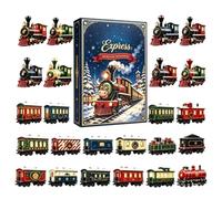 Christmas, Festive Train Ornament With Acrylic Flat Design | Festive Train Design Adds Holiday Charm Lightweight Acrylic Construction Flat Profile Easy Hanging Perfect For Seasonal Tree