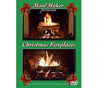 Christmas Fireplaces DVD - Includes Christmas Music Option and Bonus Fireplace