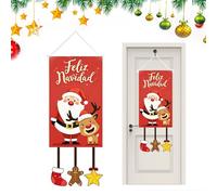 Christmas Flags for Outside - Waterproof Festive Merry Christmas Door Flag | Holiday Decoration for Indoor and Outdoor Use, Home, Window, Door, Yard, Patio, Porch, Pathway, Living Room, or Party