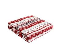 Christmas Fleece Blanket - Soft Warm Throw with Snowflake Pattern for Holiday Decor with for Sofa, Bed, Living Room | Perfect for Women, Wife, Dorm, Apartment, Office, Car, Winter, and Christmas Party