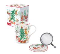 CHRISTMAS GANG Coffret Tisanière 35 n porcelaine