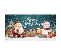 Christmas Garage Door Banner - 13x6ft Outdoor Holiday Decoration, Large Waterproof Christmas Wall Banner, Festive Party Display for Home House and Holiday Events, Multicolor