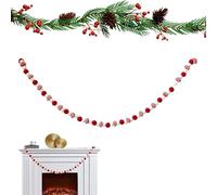 Christmas Garland Banner, Holiday Decorations Photo Props, Christmas String Garland for Festive Display, Decorative Banner with Material, Seasonal Decor for Home, Indoor, Outdoor, Stair, Wall