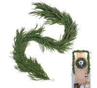 Christmas Garland, Faux Pine Wreath, Real Touch Greenery, 39.37 inches Decorative Ornament String, Indoor Outdoor Holiday Decor, Ideal for Mantel Door, Banister Porch Table Display Use