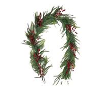 Christmas Garlands - Garland for Mantle and Staircase | Artificial Christmas Garland | Wreath Ornament for Indoor Outdoor Long Faux Greenery Garland