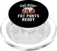 Christmas Get Your Fat Pants Ready - Pudding de Noël Amusant PopSockets PopGrip pour MagSafe