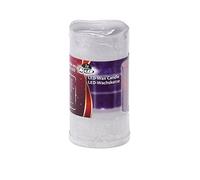 Christmas Gift 49158 Bougie de Noël en Cire 1 LED B/O 3xAAA, Blanc