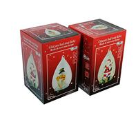 Christmas Gift 49189 Noël Drop 1 LED B/O 3xLR44, Blanc