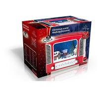 Christmas Gift 79811 Scène de Noël 9 LED pl b/o, Tissu, Multicolore