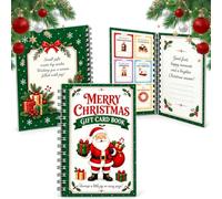 Christmas Gift Card Book, Creative Christmas DIY Gift Card Book | Turn Gift Cards, Cash into a Personalized Christmas Gift Presentation for Party, Family Gatherings, Festive Celebration