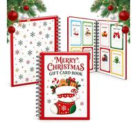 Christmas Gift Card Book, Creative Christmas DIY Gift Card Book | Turn Gift Cards, Cash into a Personalized Christmas Gift Presentation for Party, Family Gatherings, Festive Celebration