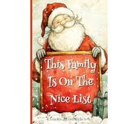 Christmas Gift Card Holder Book: This Family Is On The Nice List Cute Holiday Theme For Couples and Students