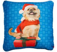 Christmas Gifts 22893 Coussins de Noël en peluche 37x37cm PS, Multicolore