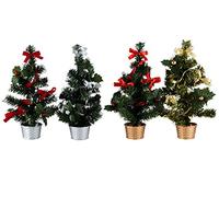 Christmas Gifts 49180 Sapin de Noël décoré 4 assortiments 30cm, Multicolore