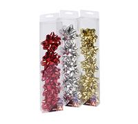 Christmas Gifts 88070 Assortiment de 3 Nœuds pour Cadeau de Noël Multicolore Lot de 5