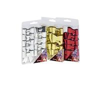 Christmas Gifts 88076 Noeud cadeaux de Noël 3 assortiments 10 pièces PL, Multicolore