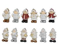 Christmas Gifts 88162 Figurines de Noël 19CM 4 assortiments CE, Multicolore