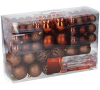 Christmas Gifts Boules de Noël Cuivre 100 Boules en Plastique Décoration Intérie