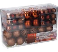 Christmas Gifts Boules de Noël Cuivre 100 Boules en Plastique Décoration Intérie