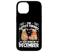 Christmas Gingerbread Birthday Gnomes Xmas Born in December Coque pour iPhone 14