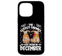Christmas Gingerbread Birthday Gnomes Xmas Born in December Coque pour iPhone 14 Pro Max